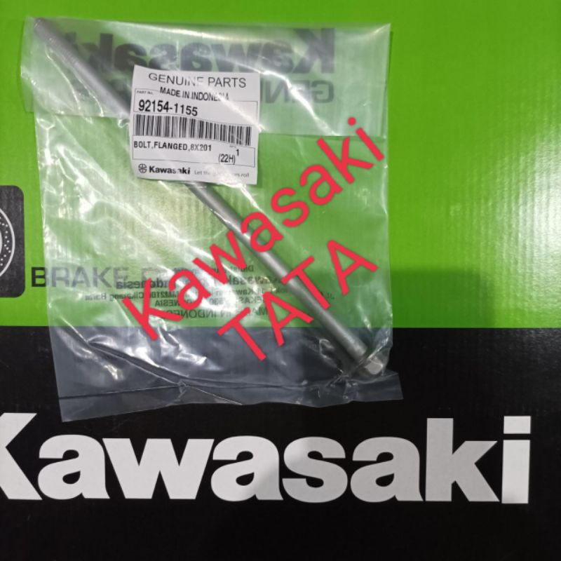 Baut blok mesin KLX, D-Tracker 150 CC. Original Kawasaki.