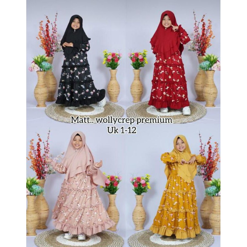 grosir gamis Anak syar'i