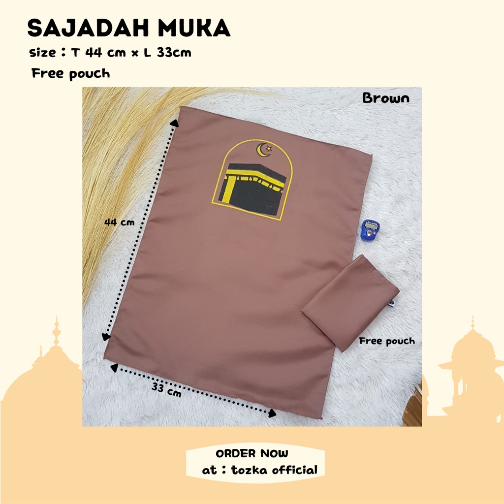 [Tozka] Sajadah muka I Sajadah sujud I Sajadah mini