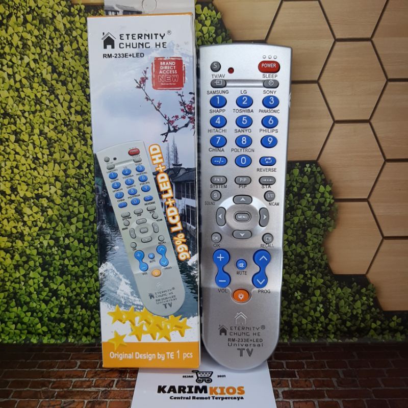 Remot Remote Tv Universal LCD LED RM233E Chung He