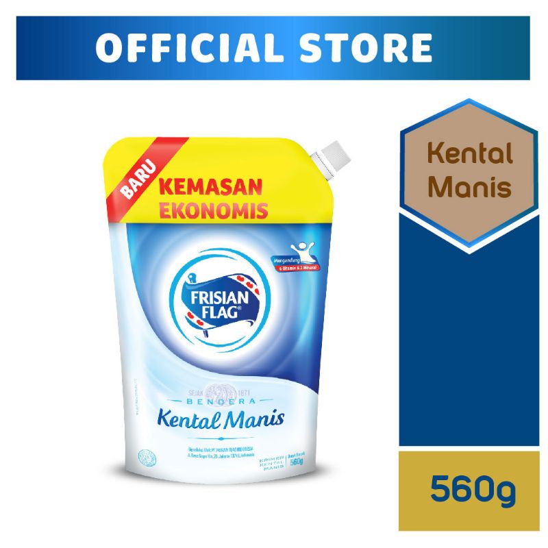 

Frisian Flag Susu Kental Manis Pouch 545g