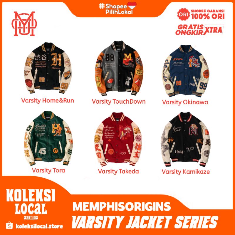 Varsity Memphisorigins Takeda / Homerun / Okinawa / Tora / Kamikaze / Touchdown