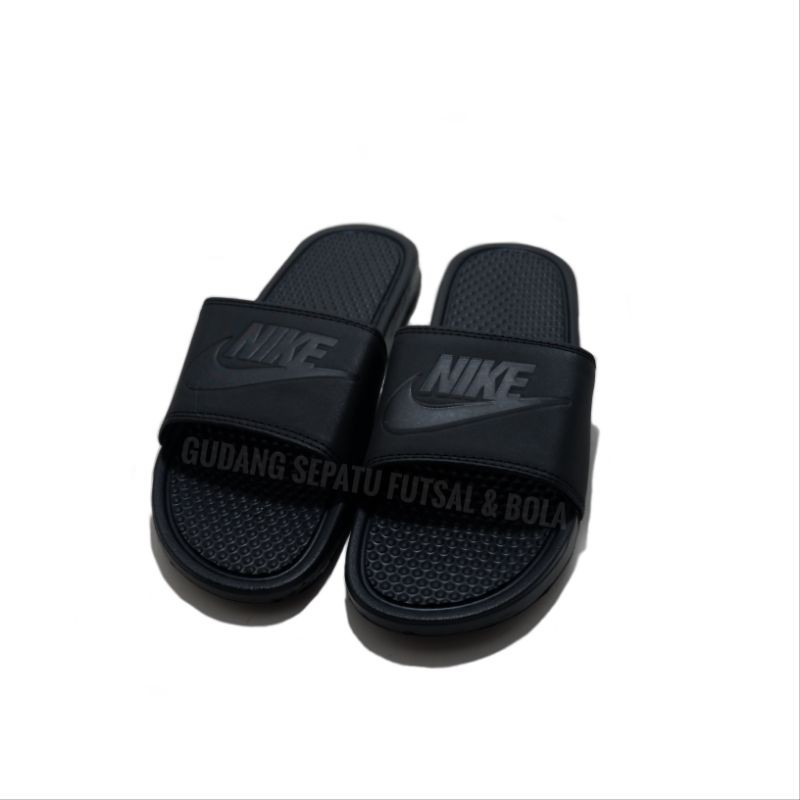PROMO - Sandal Slop Bennasi Flip Flop-Black Army-Import-Full black