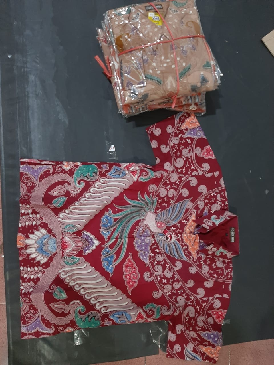 Kemeja Batik Tulis Furing Lengan Pendek Pria Murah Pekalongan