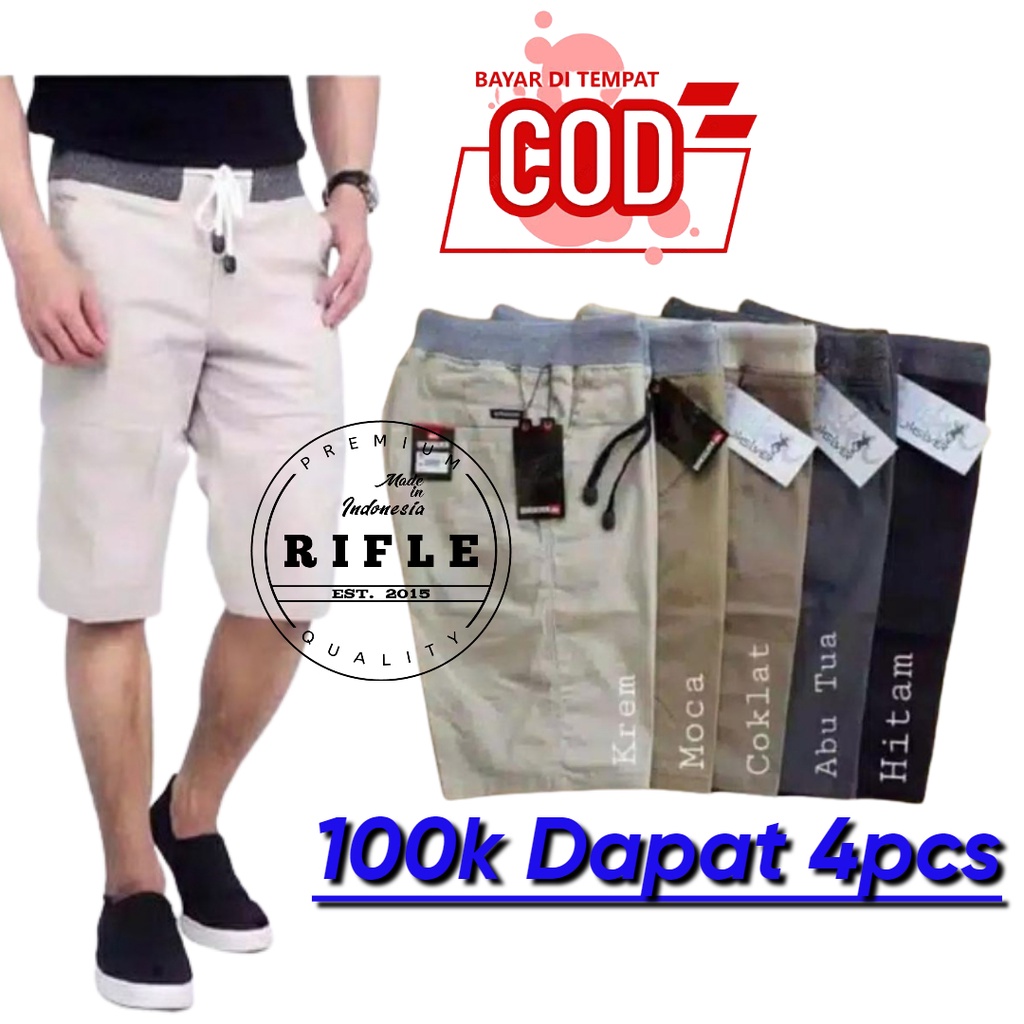 PROMO!!! BIG SIZE Celana Pendek Chinos Rip Kolor 100k Dapat 4pcs