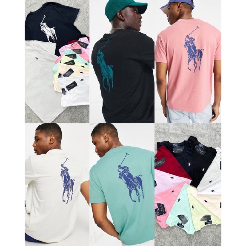 Ralph Lauren Back Print Tee - Kaos Unisex Polo Ralph