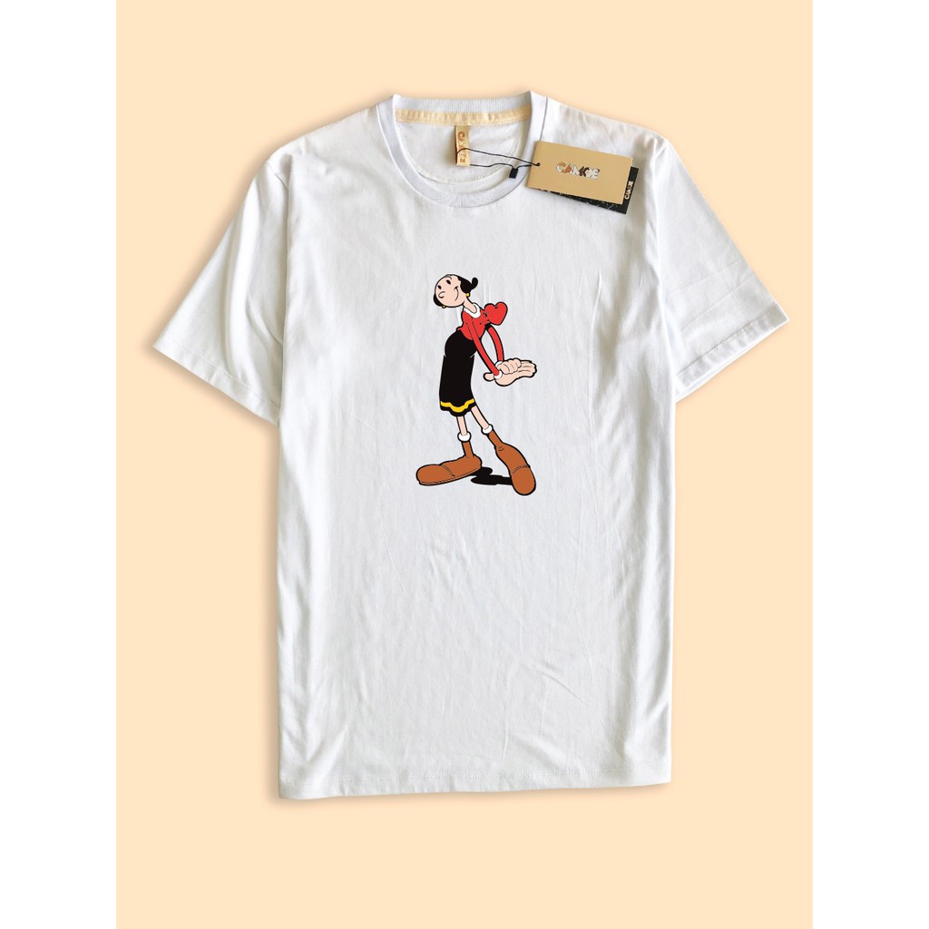 Baju kaos Tshirt Premium Olive OYL Popeye sailorman