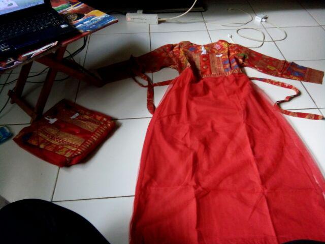 Gamis Syari Atasan Batik Anak Murah Jodha Kd Prodo