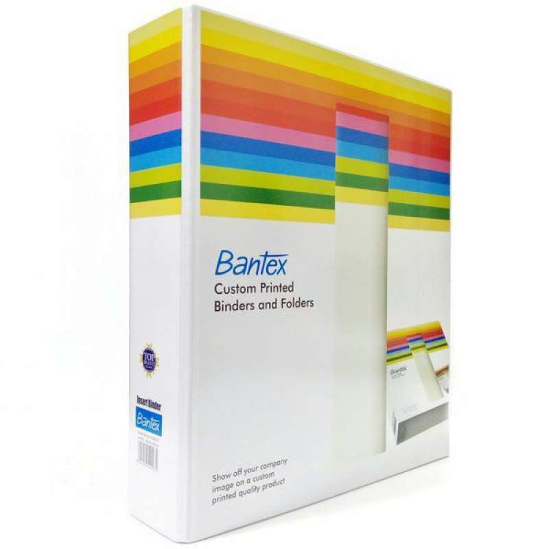 BANTEX Insert Ring Binder Size A4 2 Hole 40mm 8542 White