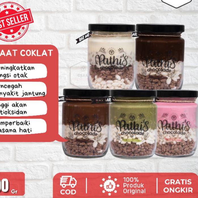 

COD✔ Camilan Pathis Choco Jar Original - Coklat Lumer Rice Crispy Crunchy produck terbaik