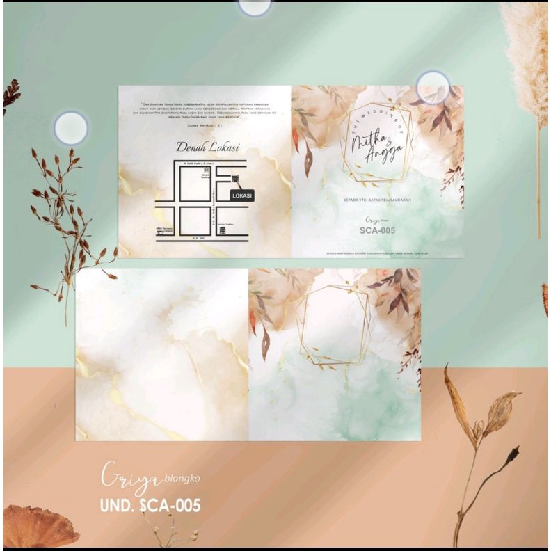 Undangan Pernikahan Murah  Undangan Desain Kekinian Undangan Pernikahan Desain Custom