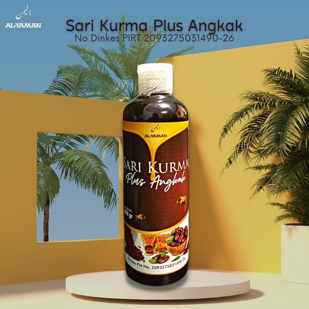 Paket Sari Kurma plus Angkak  Al Yaman untuk DBD dan TYPUS dan Madu Alshifa Madu arab untuk menjaga kesehatan imun tubuh