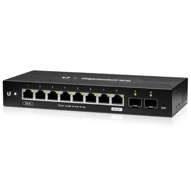 Ubiquiti ES-10XP Managed 10-Port Gigabit Switch with PoE