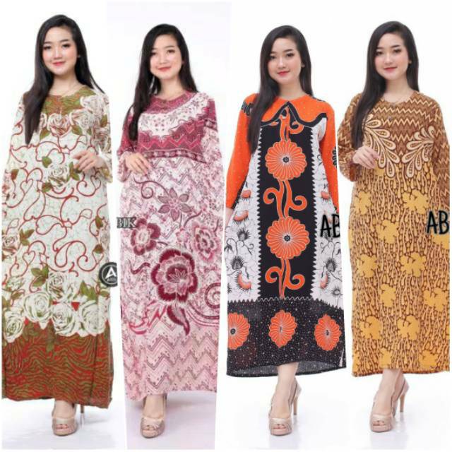 TERMURAH LONGDRES BUSUI KATUN BATIK RAYON ADEM NYAMAN CANTIK MUMER