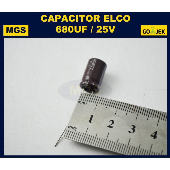 100Pcs Elco 680uf 25v