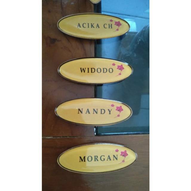 

Pin Nama / Name Tag