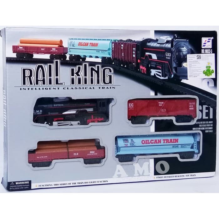 Mainan Anak Laki-laki Edukasi Kereta kereta LTrack Kereta Api Rail King 19033-5-KAdo Anak cowok