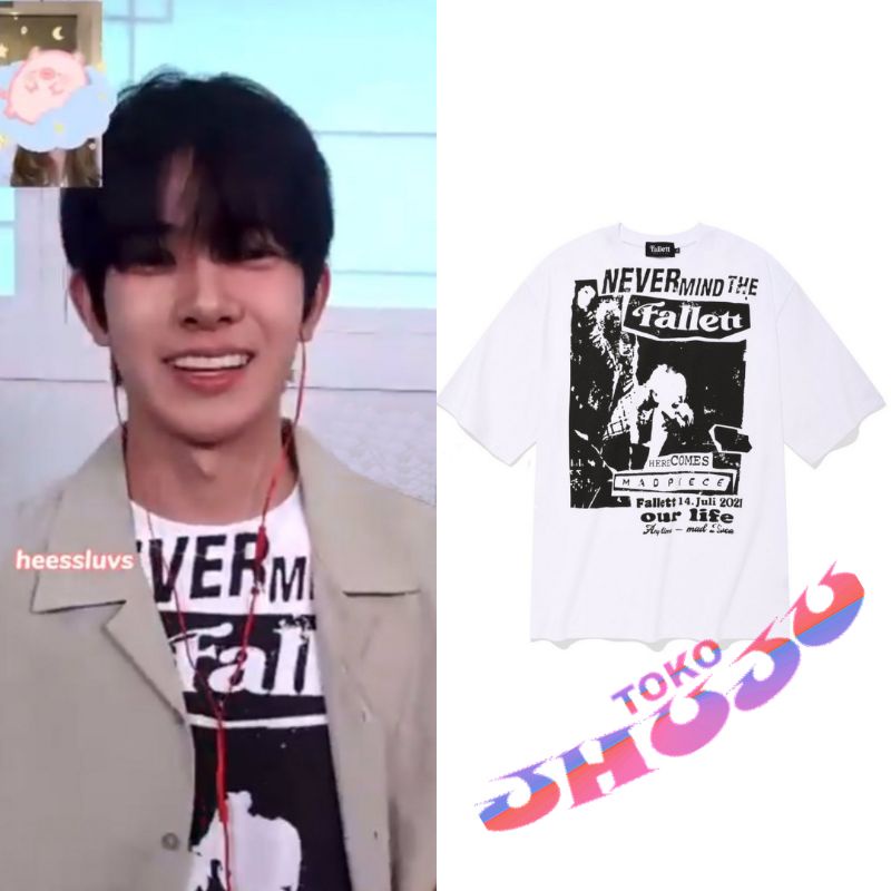 Baju T shirt Kpop Heseung style NeverMind Poster Besar Print DTF