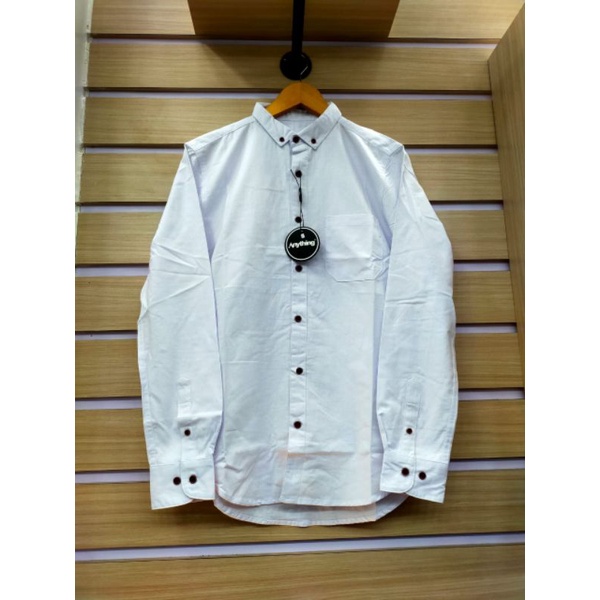 Kemeja Lengan panjang PUTIH ABOKI/ANYTING