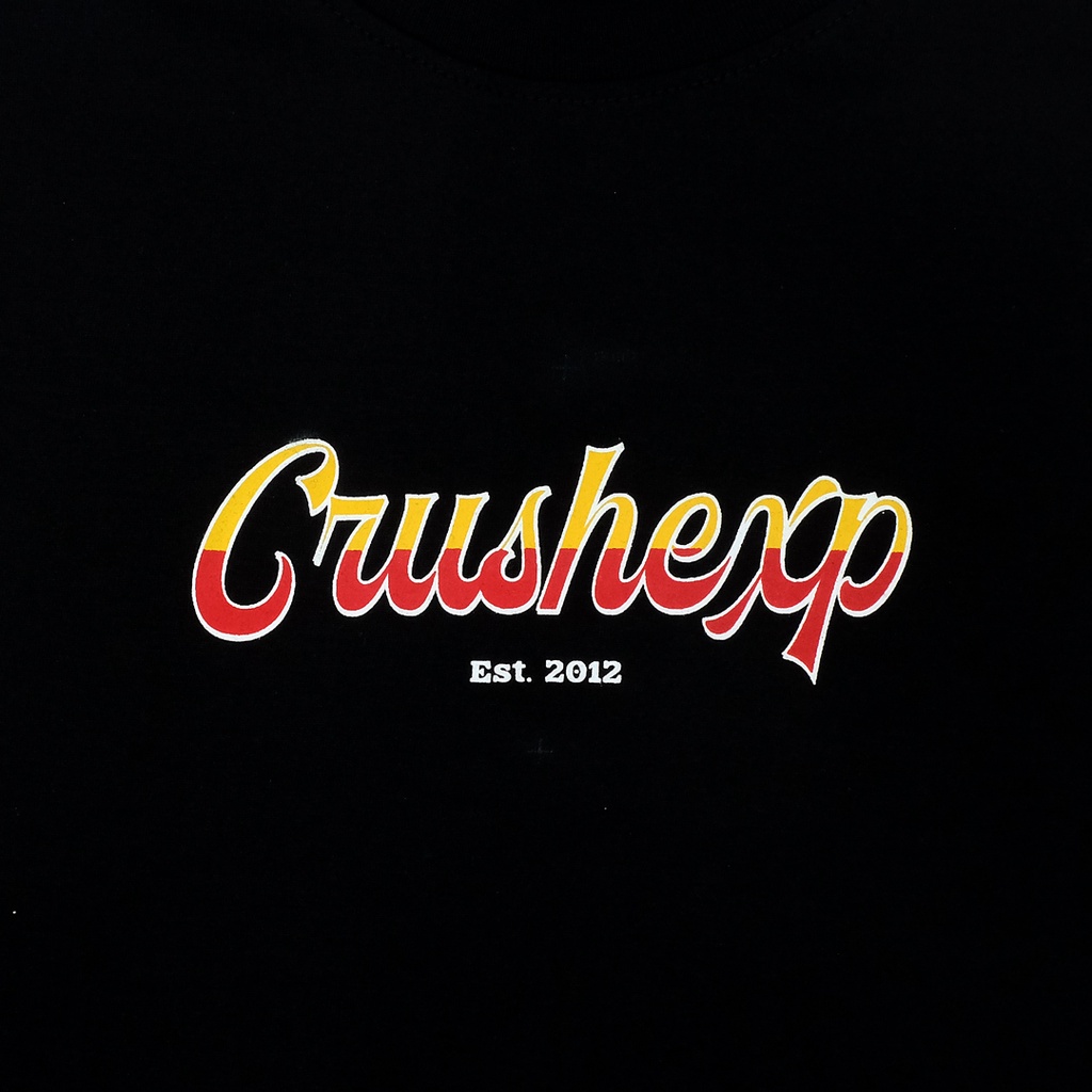 CRUSH EXP Kaos Pendek TSC0928 - BLACK