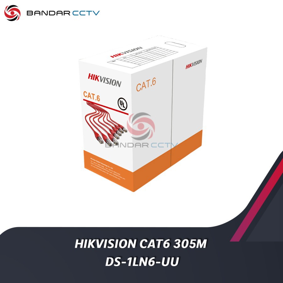 Hikvision Kabel CAT6 305 Meter DS 1LN6 UU