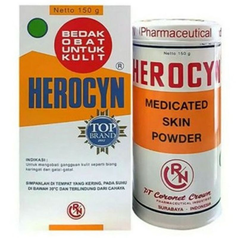 HEROCYN BEDAK TABUR UNTUK OBAT KULIT ISI 150 GRAM