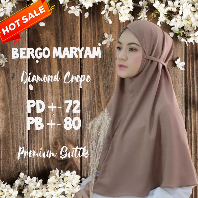  KATALOG 1 BERGO  MARYAM  DIAMOND MURAH BERGO  TALI HIJAB 