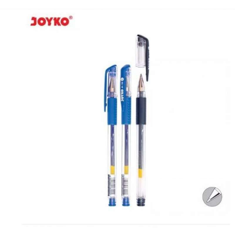 

Pulpen Gel Joyko JK-100 0.5 mm | Anti Air | Tahan Banting | Anti Macet - Biru