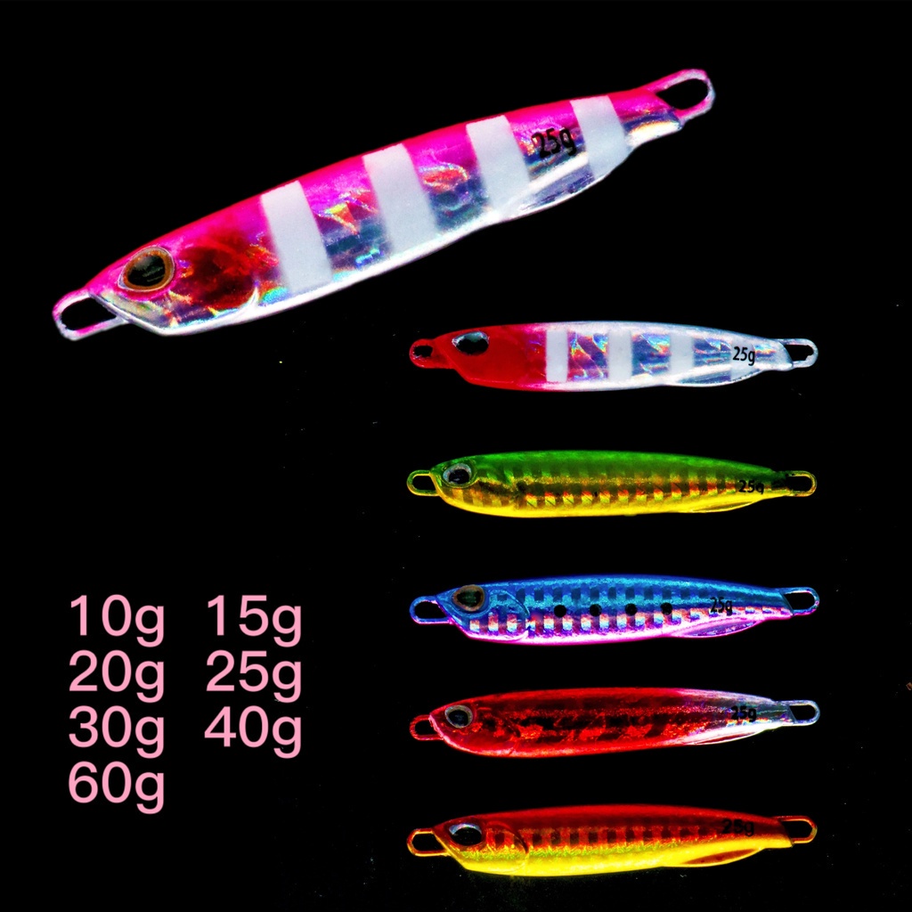 Umpan Pancing Spoon Spinner Bahan Metal Berat 10g / 15g / 20g / 25g / 30g / 40g / 60g