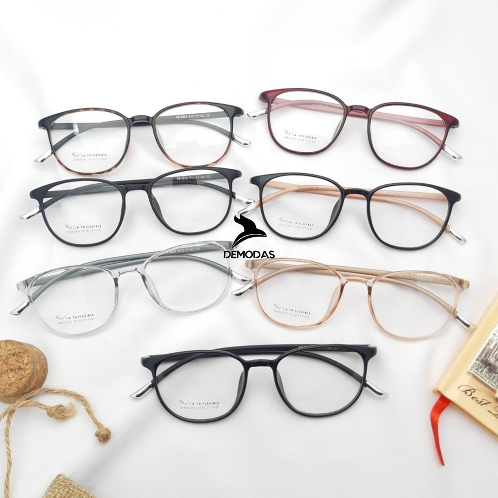 DEMODAS DG5004 Kacamata Lentur Lensa Photocromic Bluecromic Antiradiasi Blueray Minus Normal