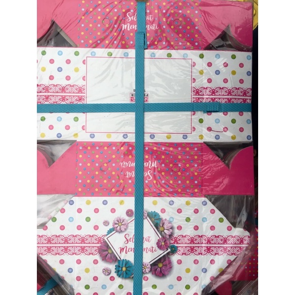 Box Snack Motif | Box Kue Motif Uk. 12x16 (isi +/- 100 pcs)