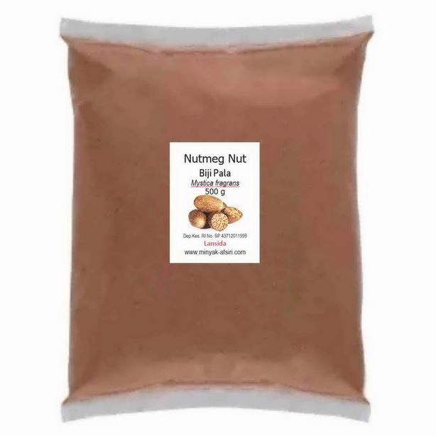 Bubuk Pala 500 g Nutmeg Nut Powder Serbuk Biji Pala