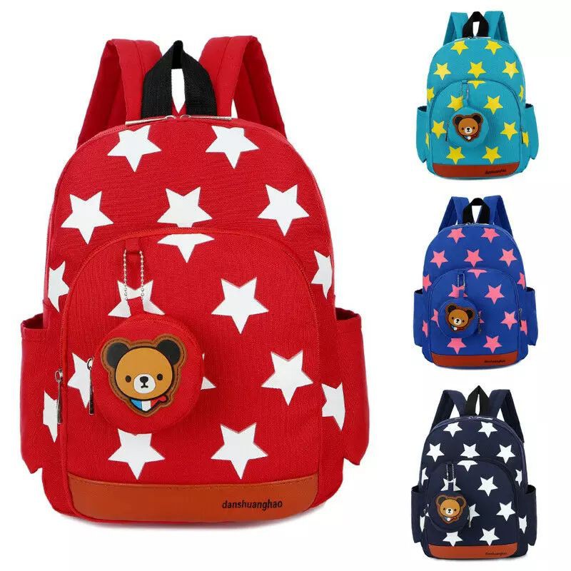 Back Pack Double Decker_Tas Ransel Anak_Lol_Unicorn_Superhero_Paw Patrol_Shopkins Dansuhaoungho