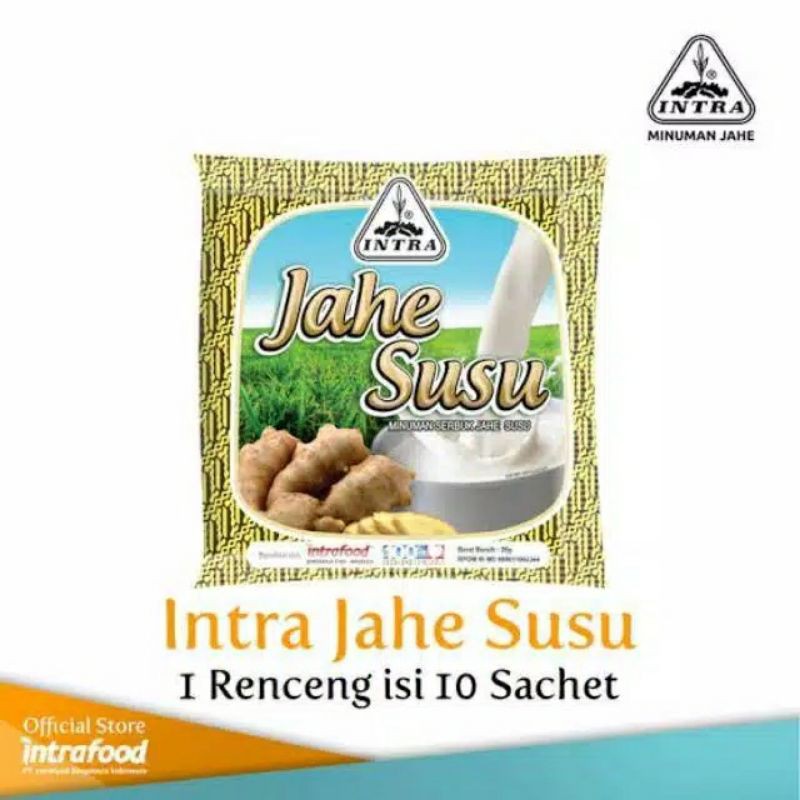 

Intra Jahe Susu (1 renceng 10 sachet)