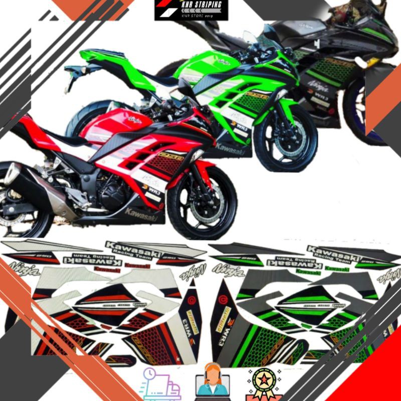 Striping kawasaki Ninja 250FI Castom KRT