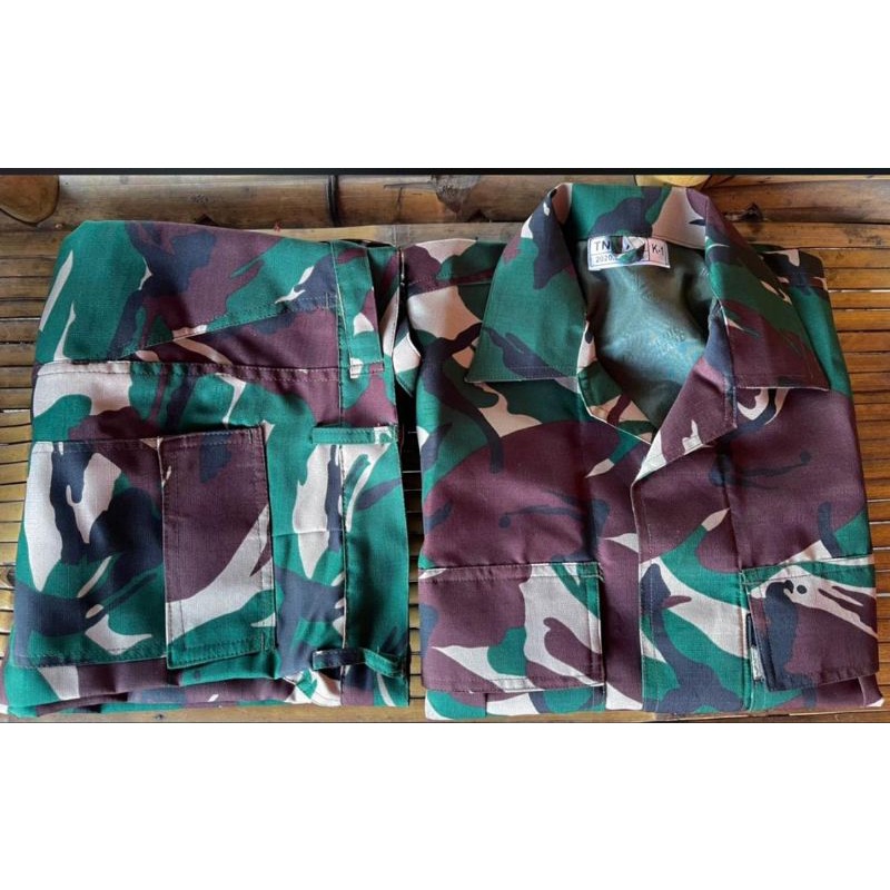 BAJU PDL LORENG MALVINAS BALOTELI  PURING+BAJU PDL TNI TERBARU 2021 COD TERMURAH