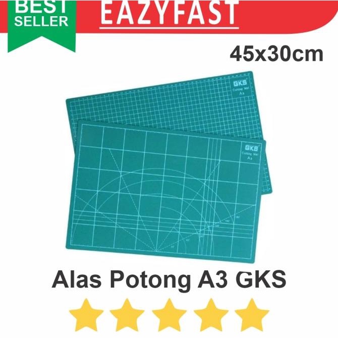 

Cutting Mat Pad A3 Papan Alas Potong Cutter Work Green 45x30 cm GKS efst90 dijamin