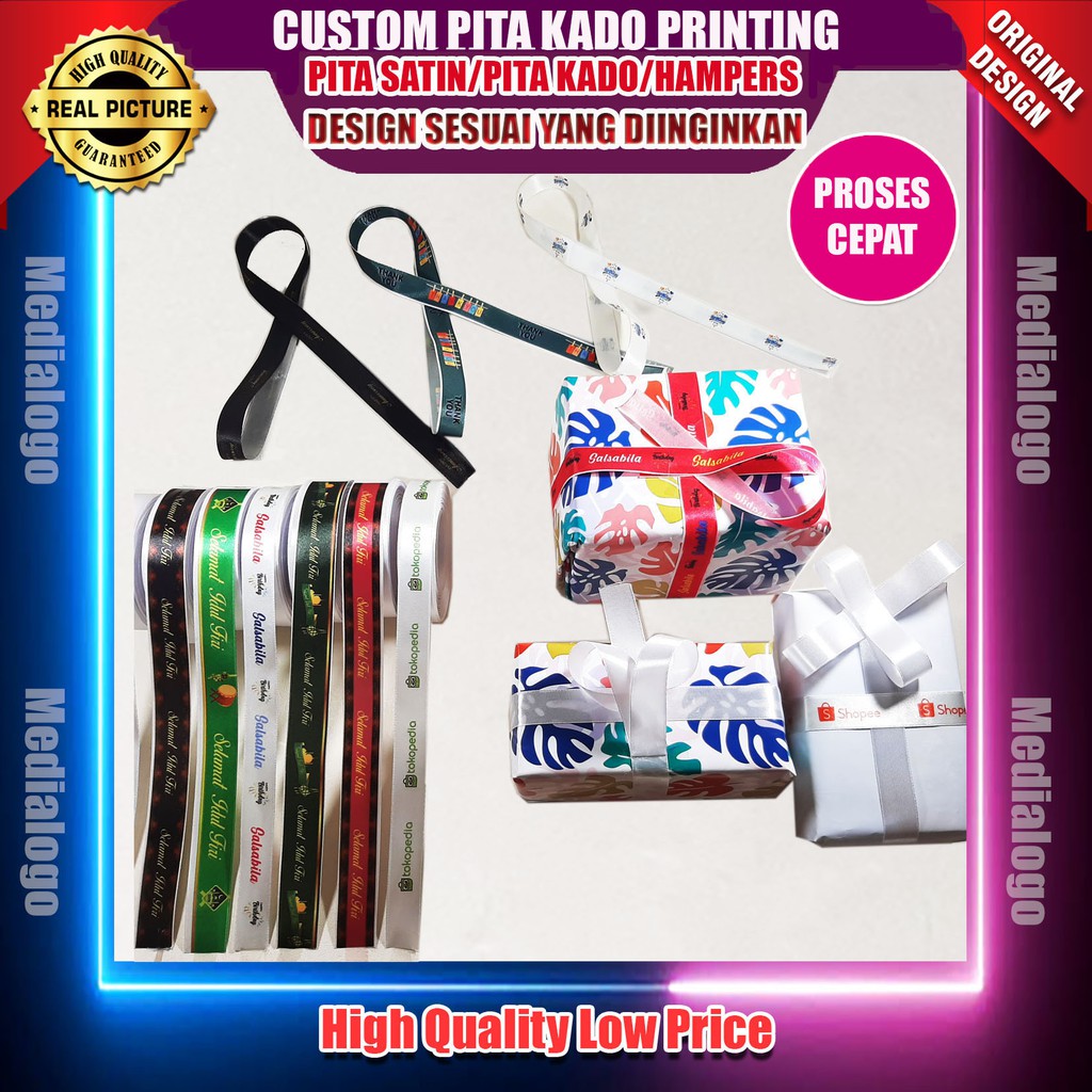 

PITA SATIN/PITA KADO/HAMPERS Kualitas Import - Custom Design Sendiri