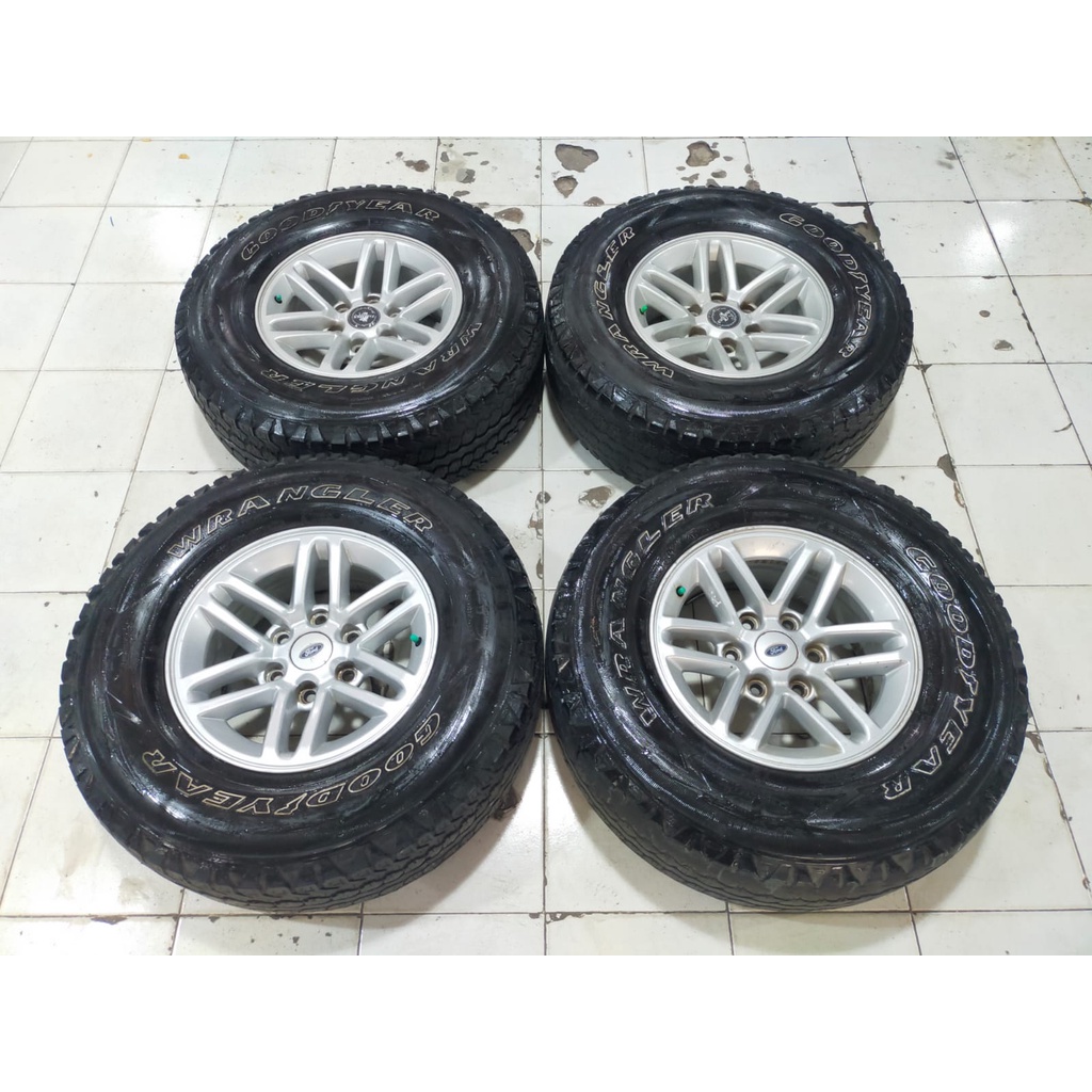 VELG COPOTAN MOBIL FORD EVEREST R16X7 6X139 ET10 + BAN GY 265 75 R16