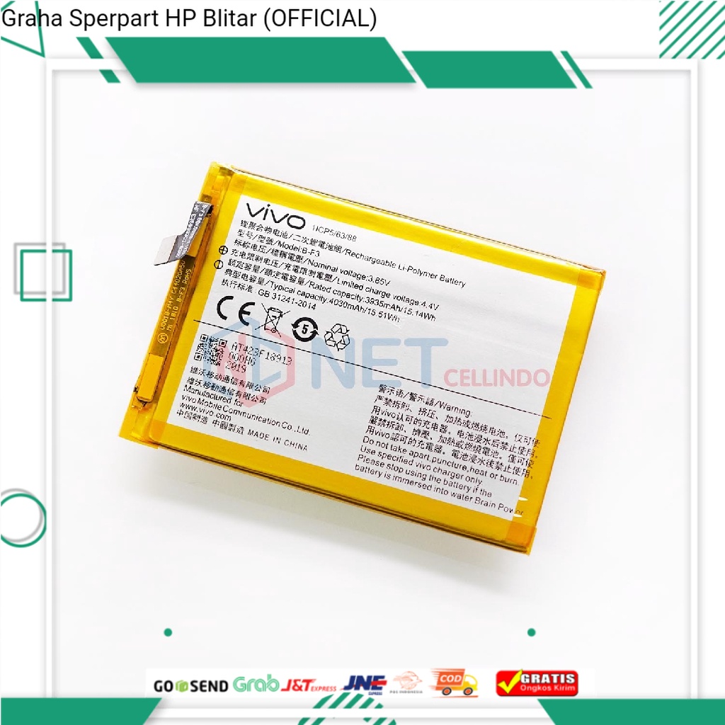 BATERAI VIVO Y91 / BATRE VIVO Y91 / B-F3
