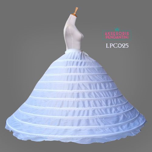 [PALING LARIS] PENGEMBANG GAUN 10 RING GRADE A PETTICOAT SUPER BALL GOWN PETICOAT LPC025