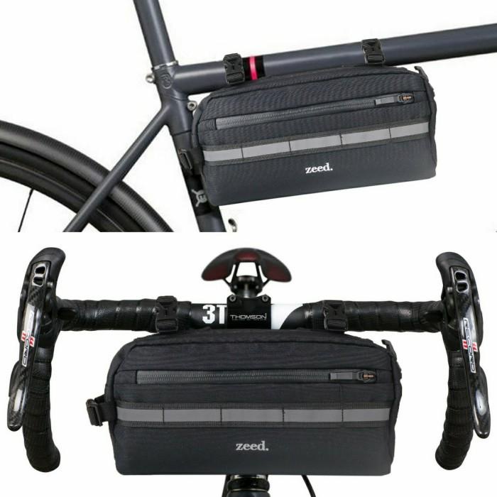 Komponen Sepeda Tas Handlebar Sepeda Lipat Roadbike Mtb Gravel Zeed Rapha Barbag Style