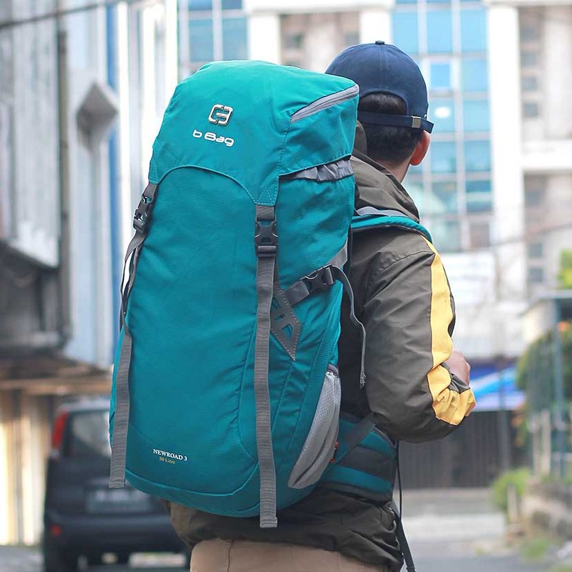 Tas Backpack Tas Ransel B Bag | Tas Ransel Pria Warna Toska P 30 cm x L 21 cm x T 63 cm