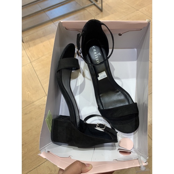 Chrissie Dakota Black payless block heels