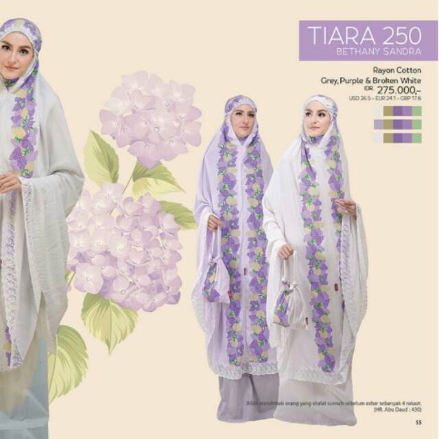 Mukena Tatuis Tiara 250
