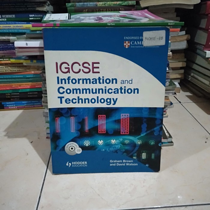Original IGCSE INFORMATION AND COMMUNICATION TECHNOLOGY tanpa CD