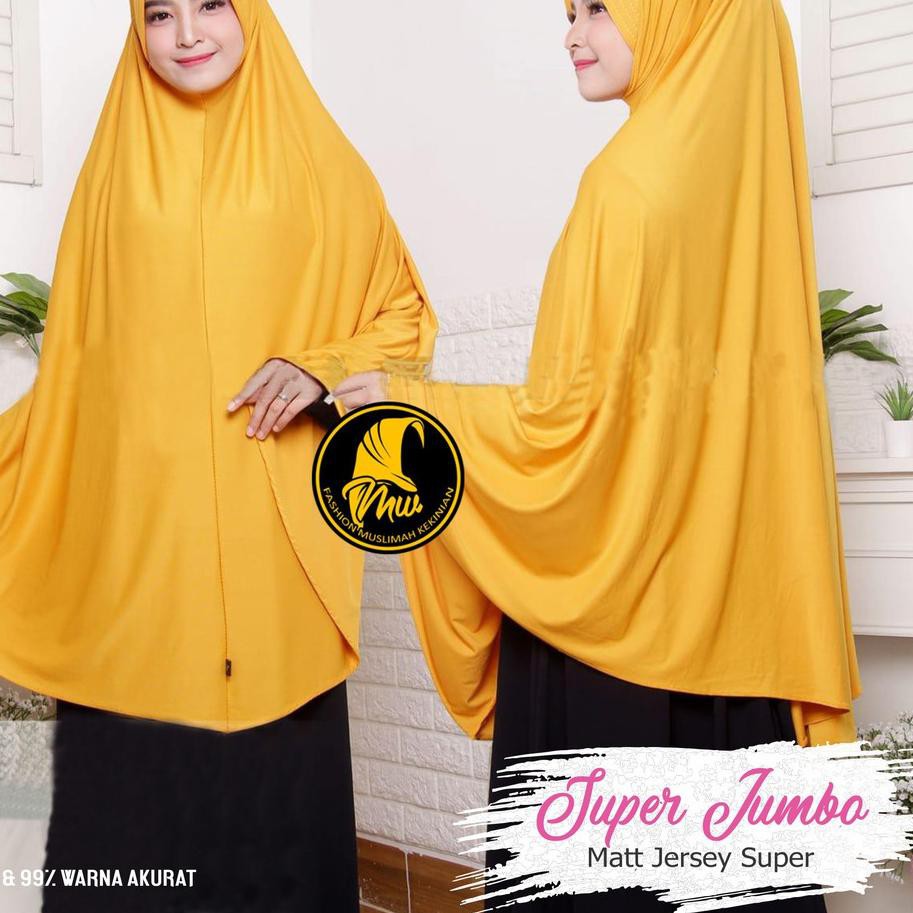 [ Grosir ] Jilbab Jumbo/Jilbab syari /Jilbab Polos /Jilbab Pet/Jilbab Antem / Bergo Jersey Ori Ena(s
