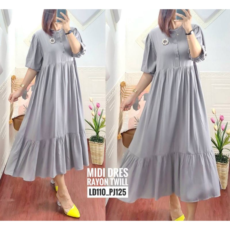Nabila dress rayon twill