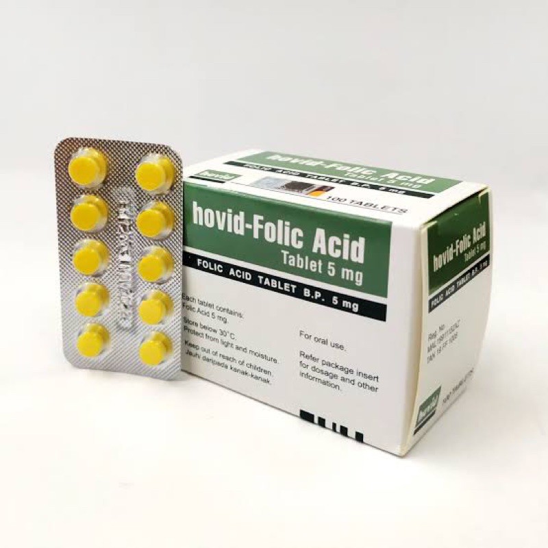 hovid folic acid 5mg