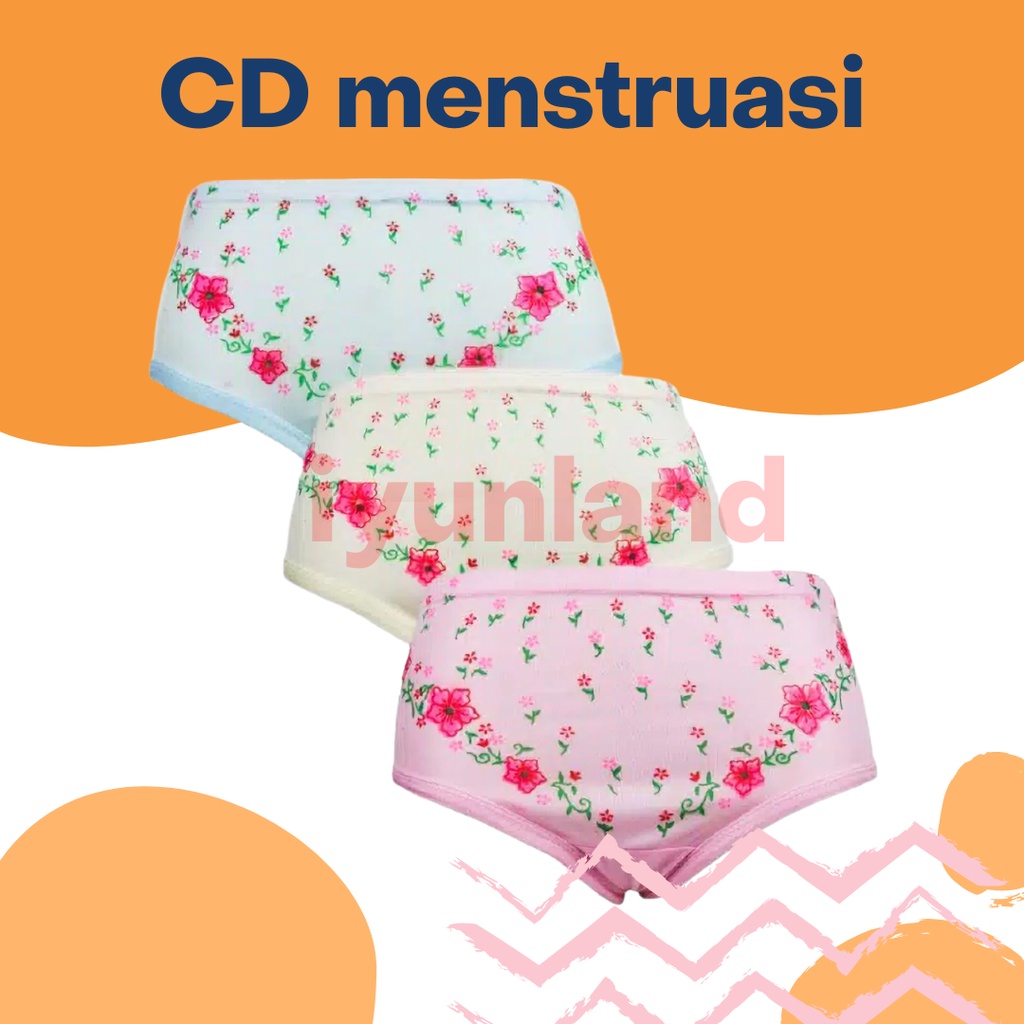 CD Mens Haid Menstruasi Celana Dalam Wanita Big Size Jumbo 3L